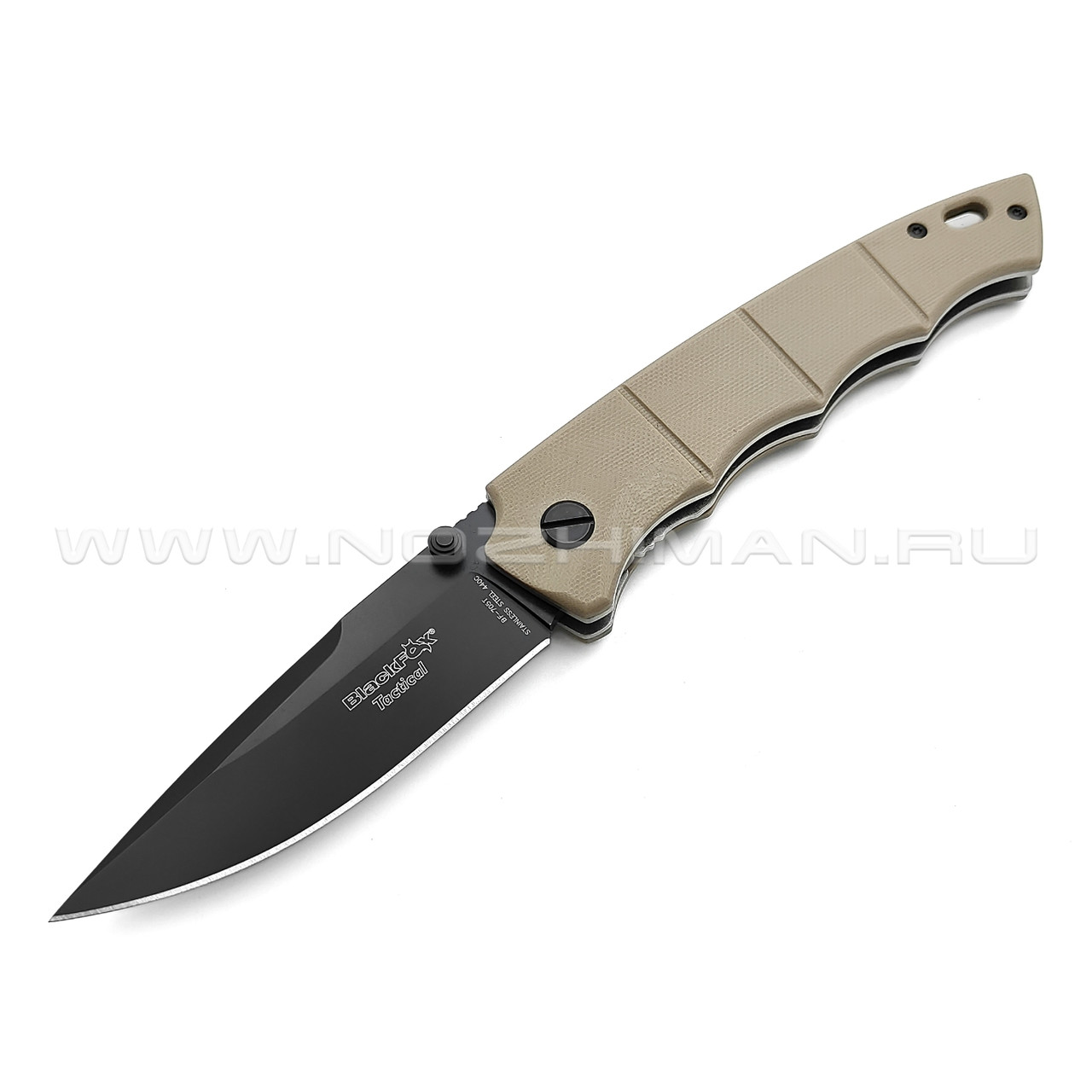 Нож Black Fox Tactical BF-705T SAI сталь 440С, рукоять G10 tan