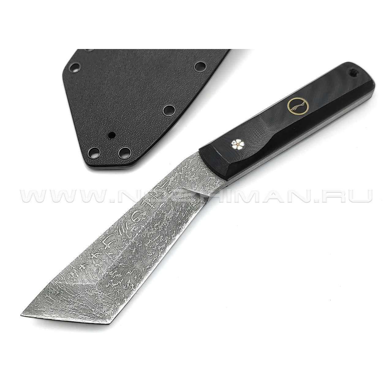 Волчий Век нож НДК 11 сталь Niolox WA, рукоять G10 black