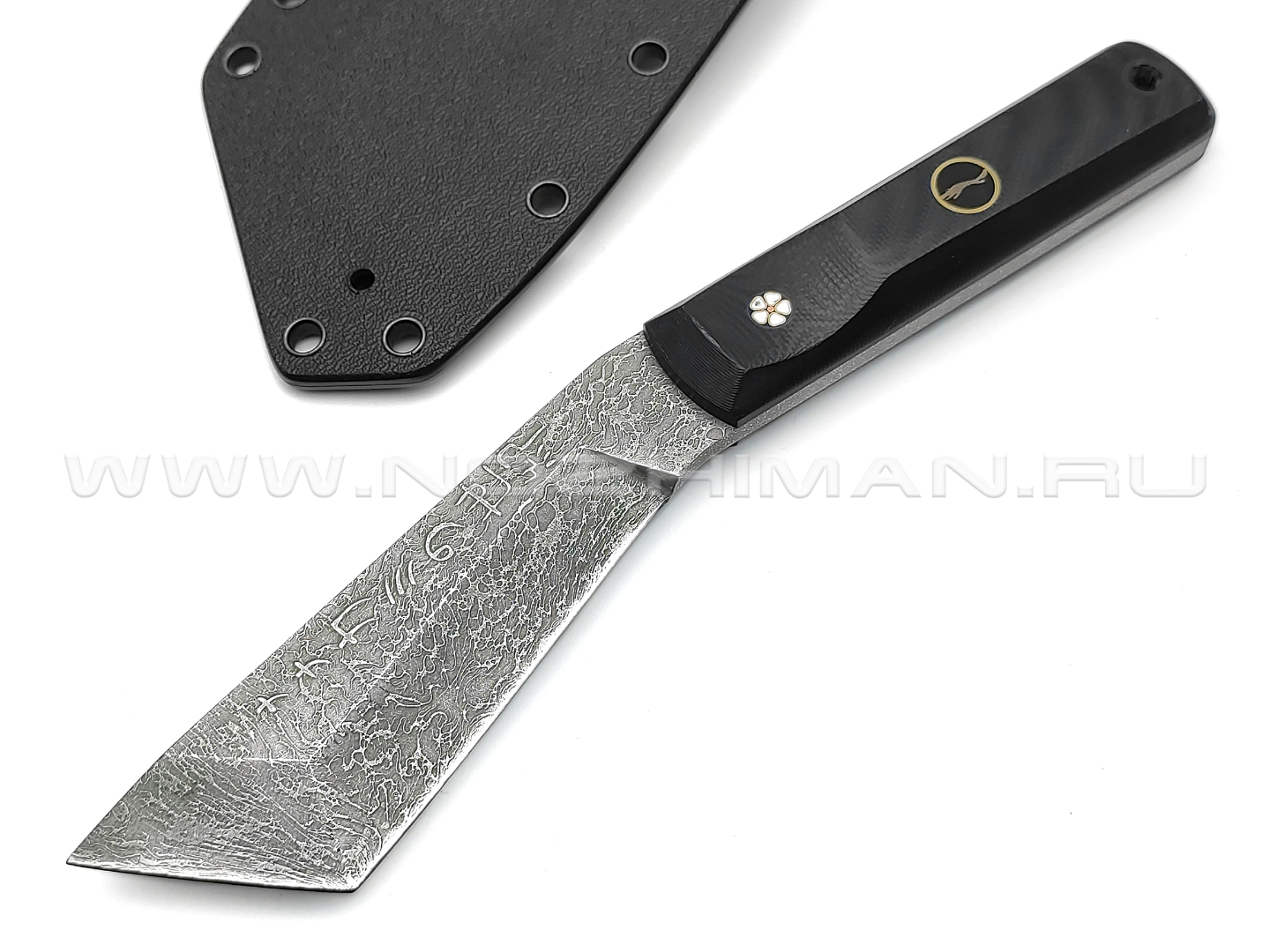 Волчий Век нож НДК 11 сталь Niolox WA, рукоять G10 black