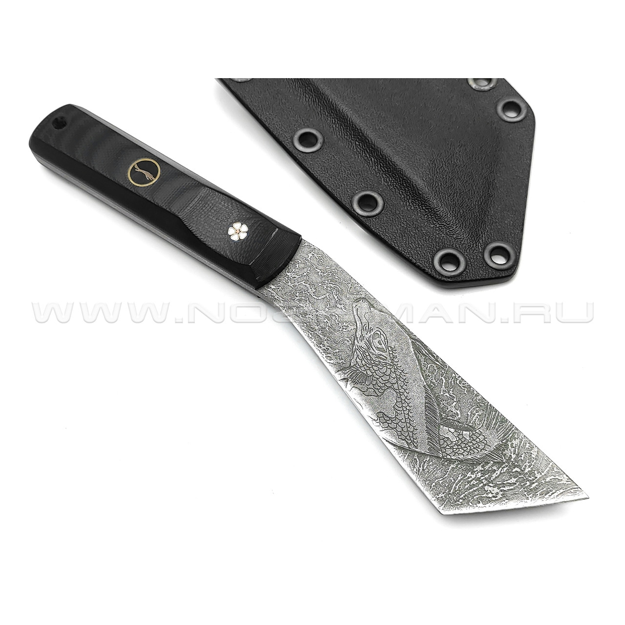 Волчий Век нож НДК 11 сталь Niolox WA, рукоять G10 black