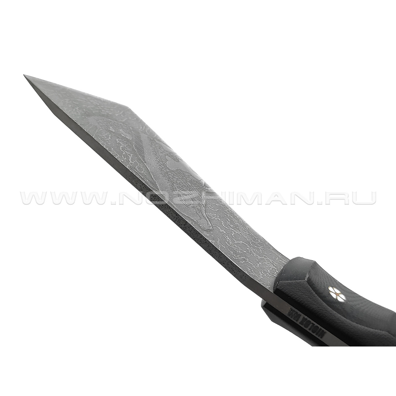 Волчий Век нож НДК 11 сталь Niolox WA, рукоять G10 black