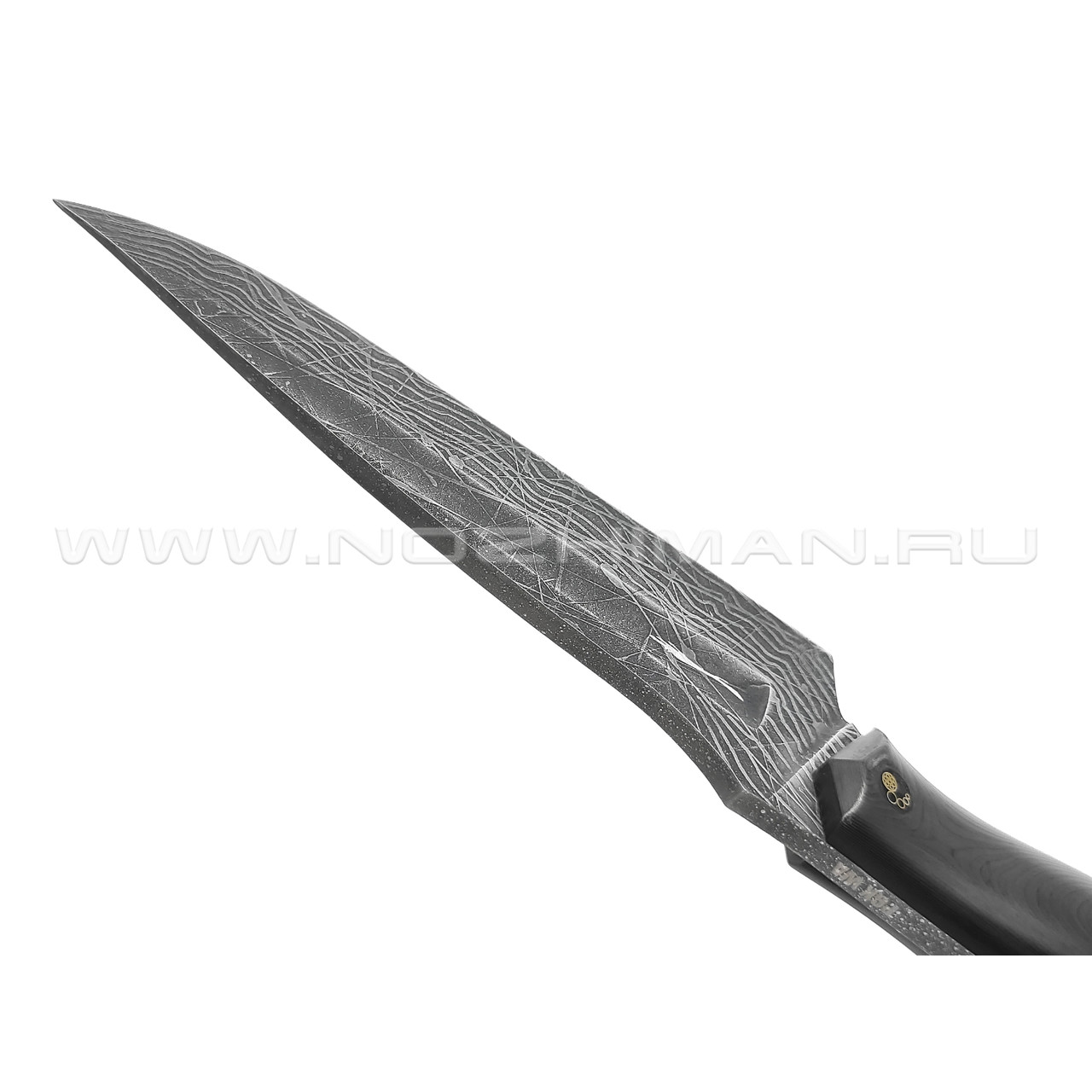 Волчий Век нож Беркем сталь PGK WA, рукоять карбон