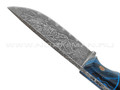 Волчий Век нож Шихан Custom сталь PGK WA, рукоять G10 black & chaotic blue
