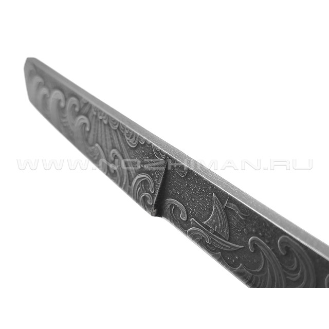 Волчий Век нож скелетный custom Танто сталь PGK WA
