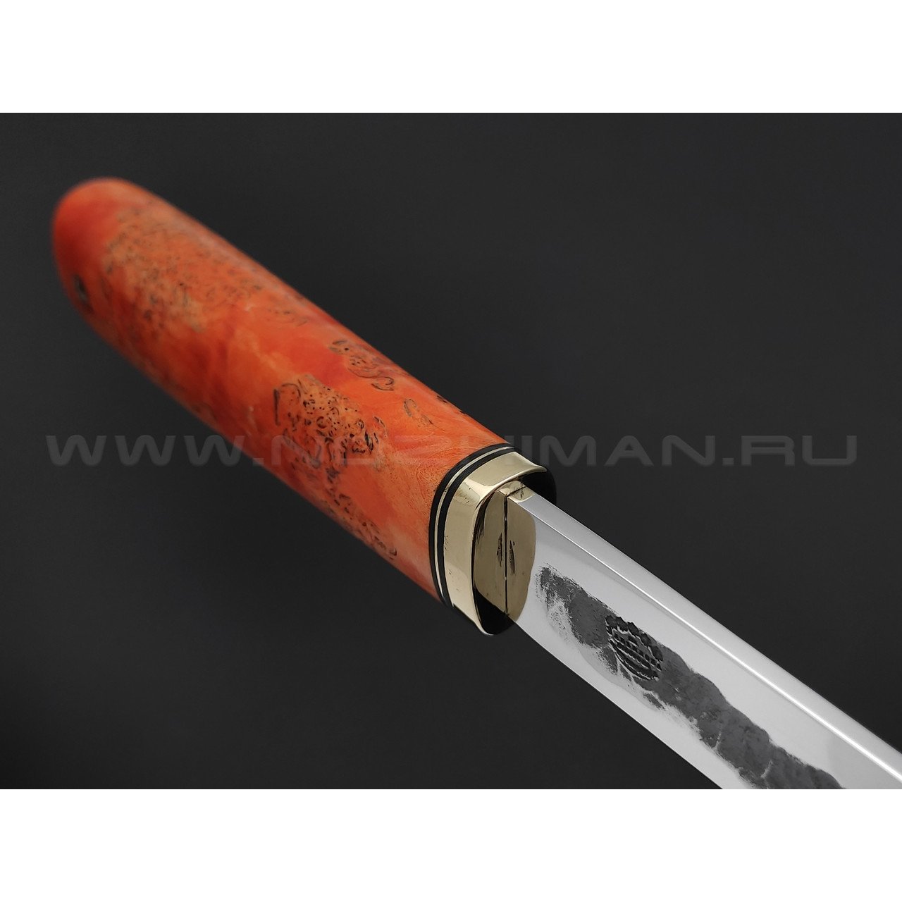 Нож "Якут-М" сталь K340, рукоять карельская береза (Тов. Завьялова)