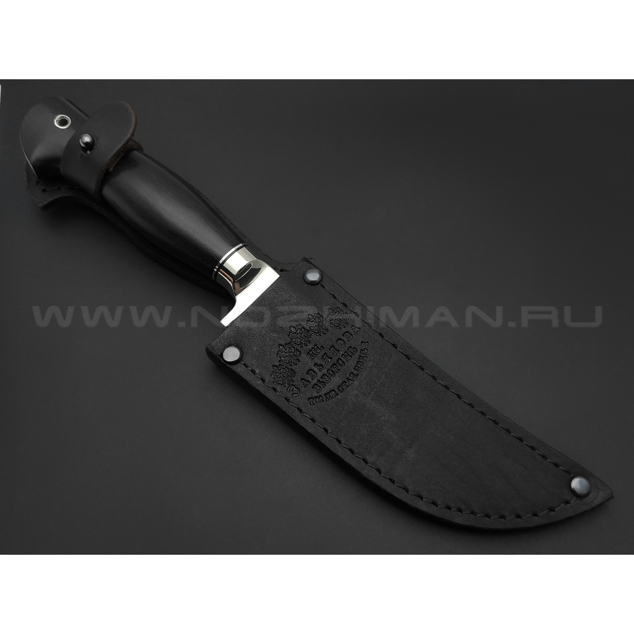 Нож "Пчак-М" сталь N690, рукоять чёрный граб (Тов. Завьялова)