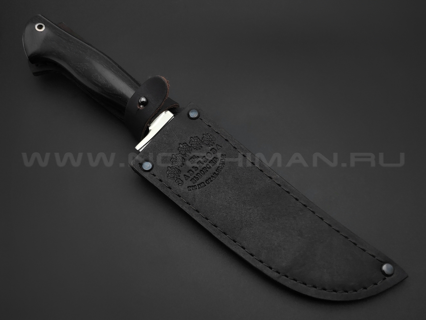 Нож "Пчак-Б" сталь N690, рукоять чёрный граб (Тов. Завьялова)