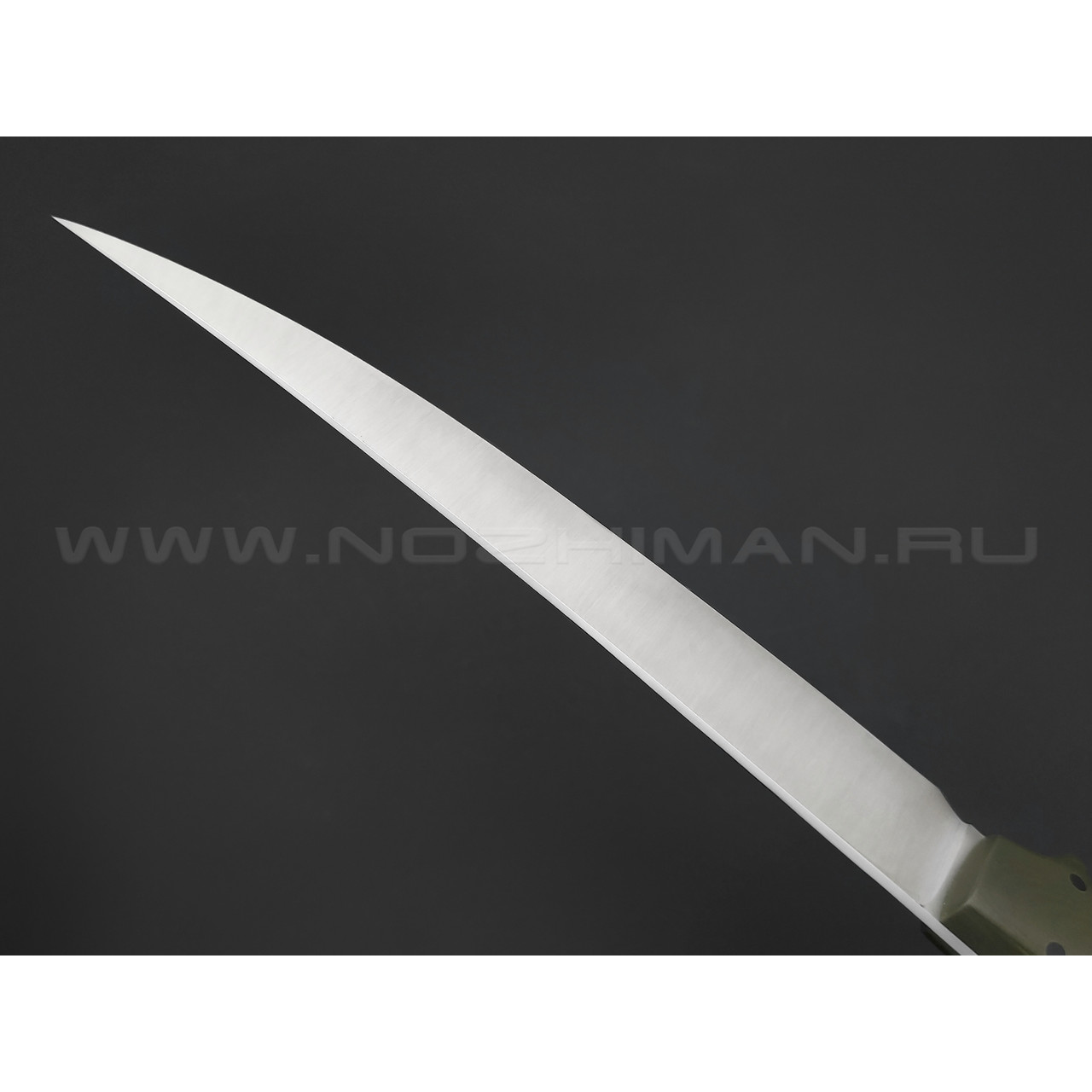 Апус филейный нож, сталь N690, рукоять G10 OD green