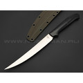 Апус филейный нож, сталь N690, рукоять G10 black