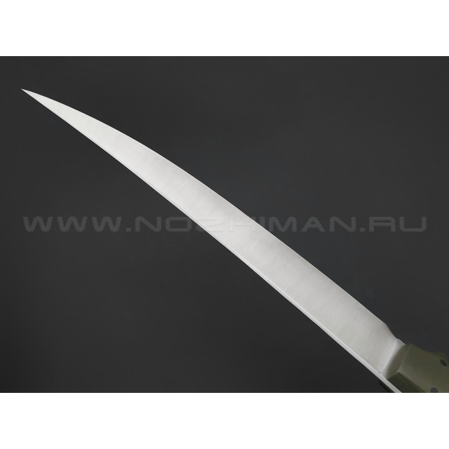 Апус филейный нож, сталь N690, рукоять G10 олива