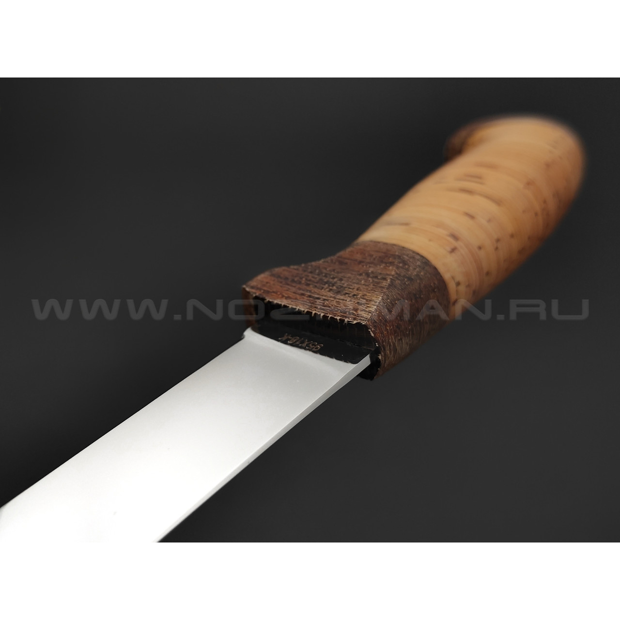 Филейный нож "Смак-1" сталь 95Х18, рукоять наборная береста (Титов & Солдатова)