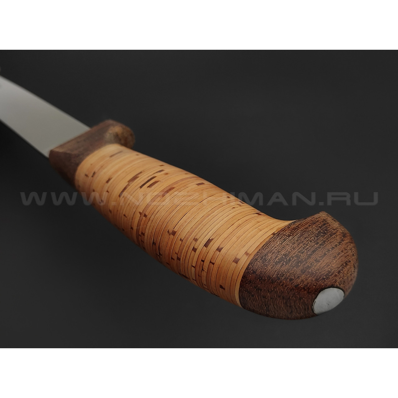 Филейный нож "Смак-1" сталь 95Х18, рукоять наборная береста (Титов & Солдатова)