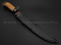 Филейный нож "Смак-1" сталь 95Х18, рукоять наборная береста (Титов & Солдатова)