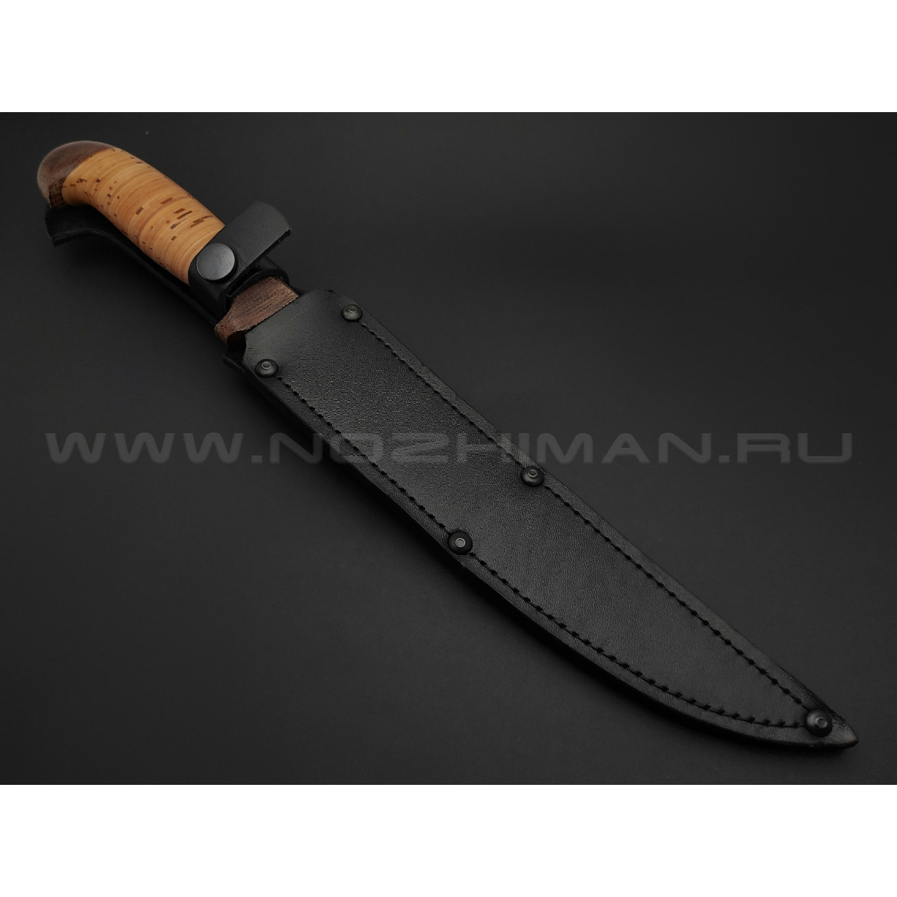 Филейный нож "Смак-1" сталь 95Х18, рукоять наборная береста (Титов & Солдатова)