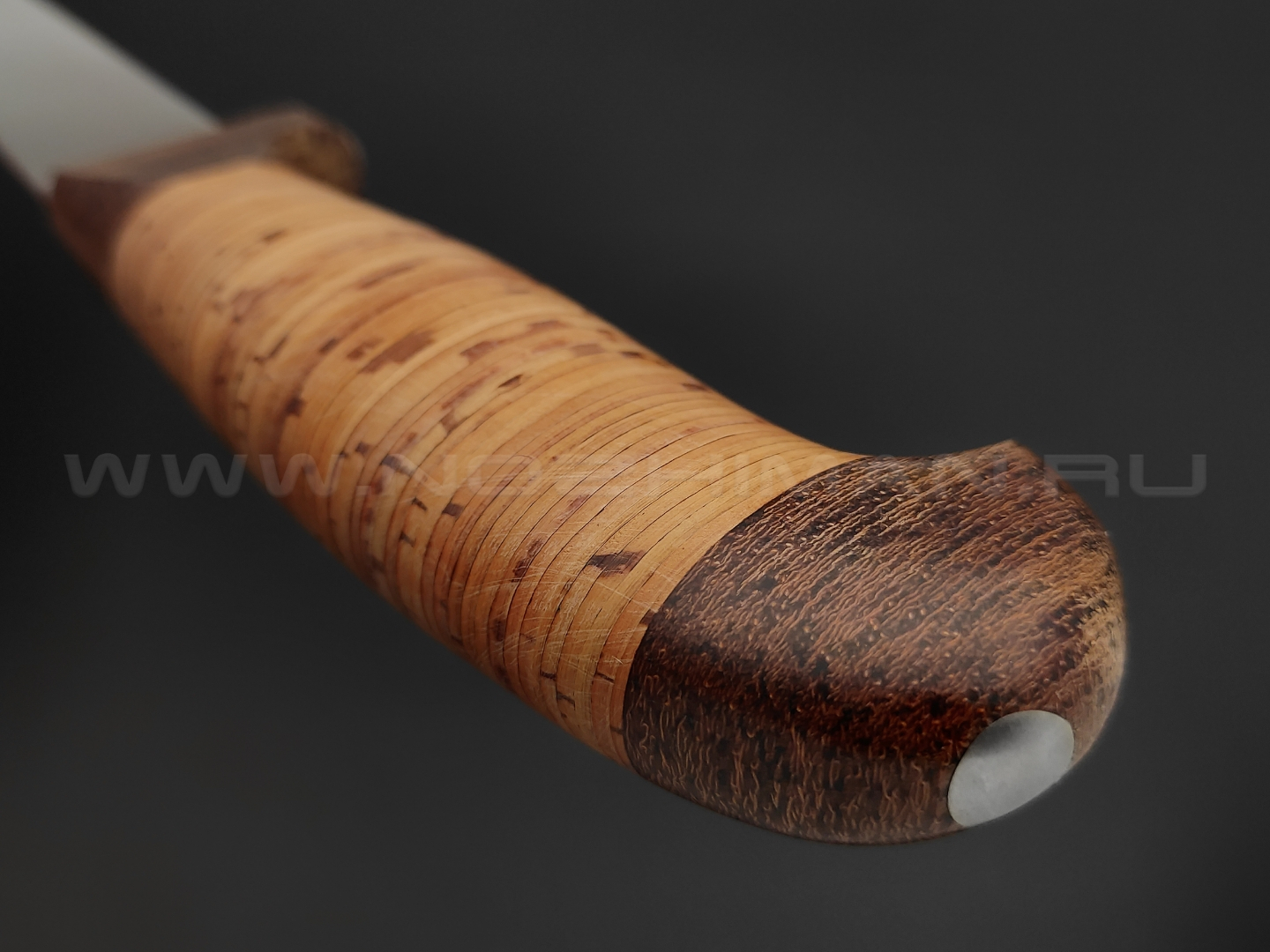 Филейный нож "Смак-3" сталь 95Х18, рукоять наборная береста (Титов & Солдатова)