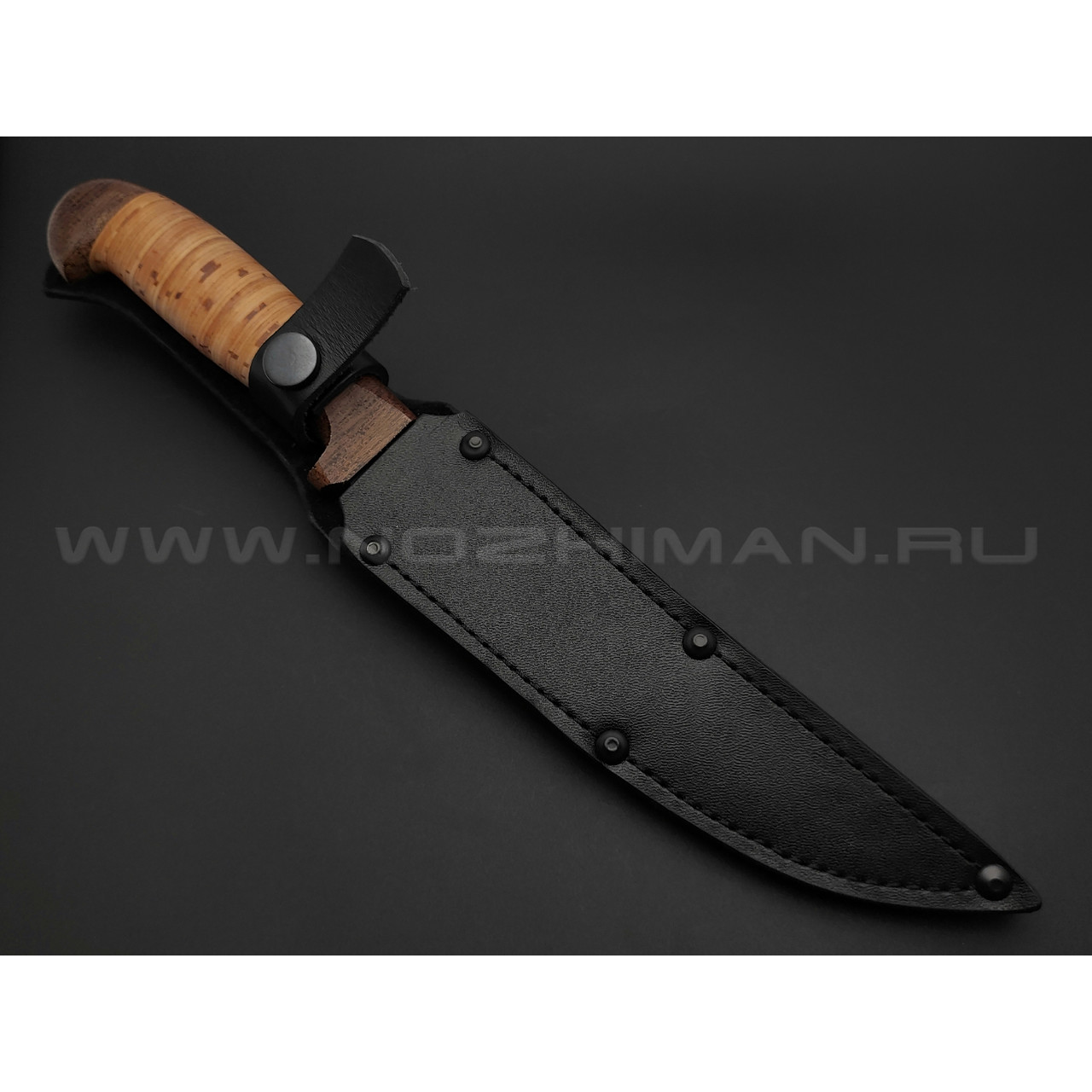 Филейный нож "Смак-2" сталь 95Х18, рукоять наборная береста (Титов & Солдатова)