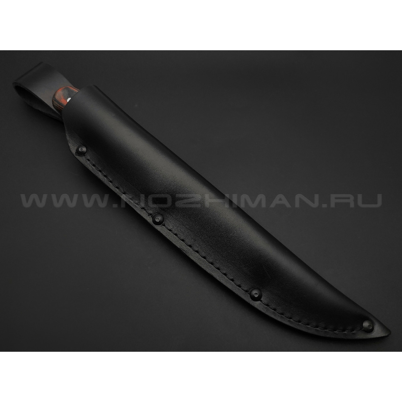 Филейный нож "Смак-2" сталь 95Х18, рукоять микарта black & orange (Титов & Солдатова)
