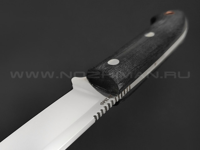 Нож "Вихрь-2" сталь Х12МФ полировка, рукоять микарта (Титов & Солдатова)