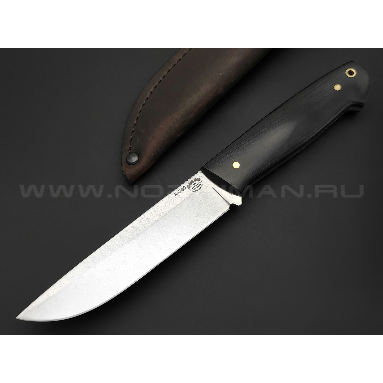 Нож "Цезарь" сталь K340, рукоять дерево граб (Тов. Завьялова)
