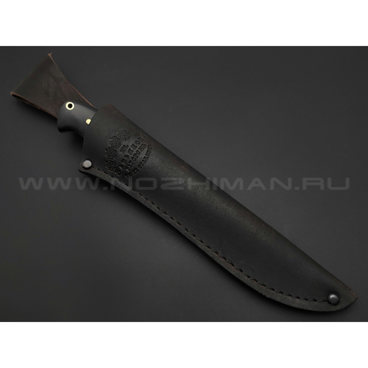 Нож "Волжский" сталь Sleipner, рукоять G10 black (Тов. Завьялова)