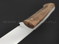 Нож "Бригадир" сталь N690, рукоять дерево орех (Тов. Завьялова)
