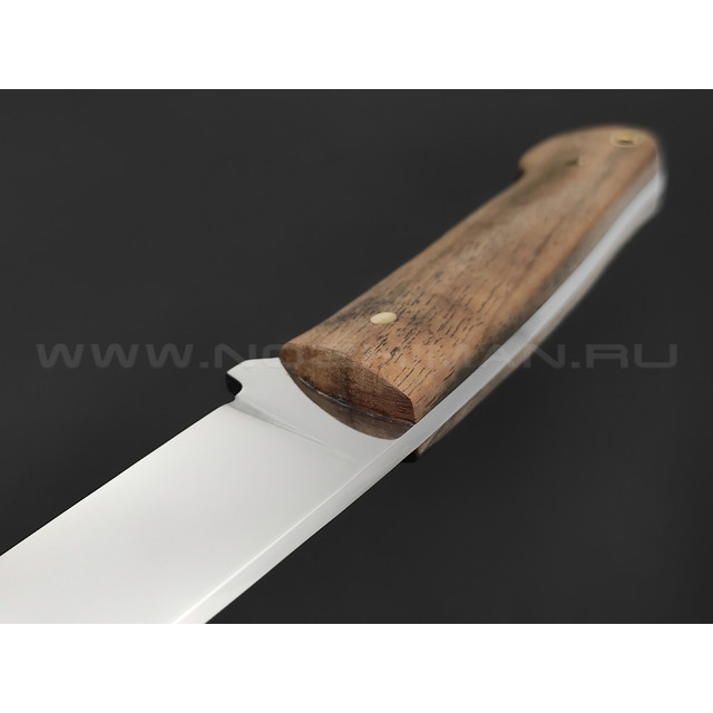 Нож "Бригадир" сталь N690, рукоять дерево орех (Тов. Завьялова)