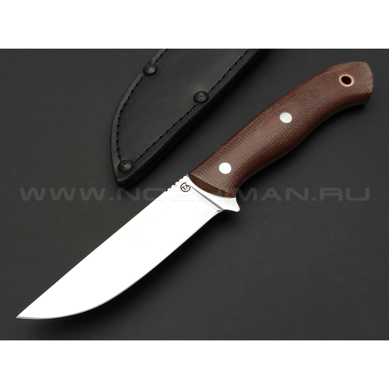 Нож Вихрь-4 сталь 95Х18, рукоять микарта (Титов и Солдатова)
