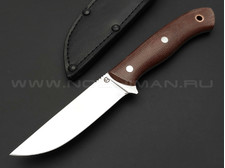 Нож Вихрь-4 сталь 95Х18, рукоять коричневая микарта (Титов и Солдатова)