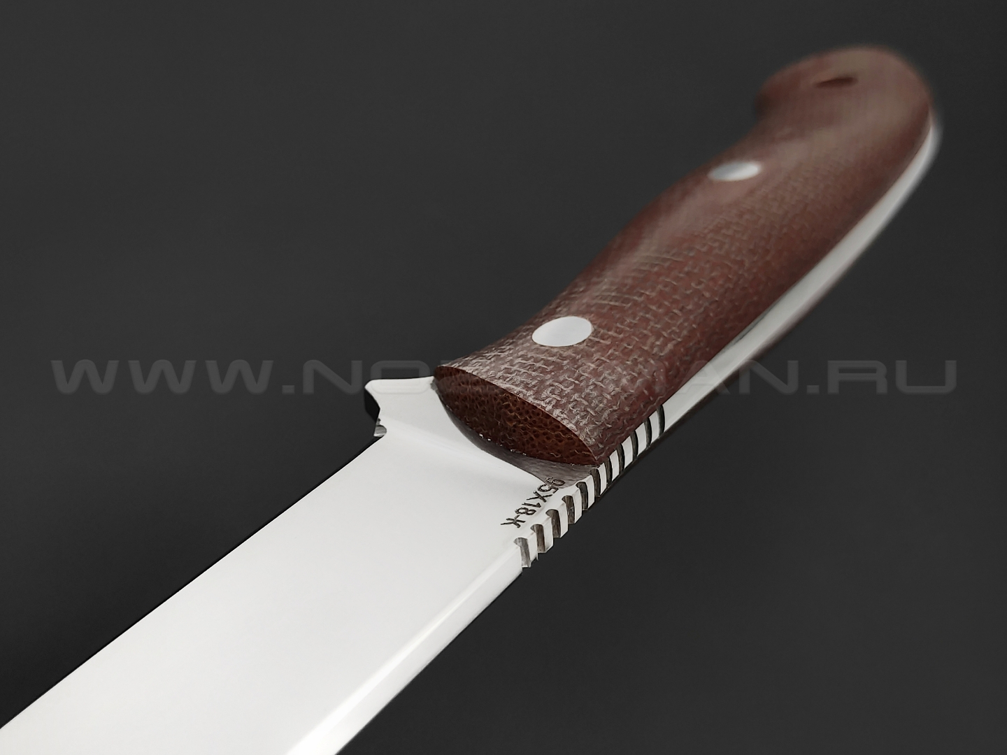 Нож Вихрь-4 сталь 95Х18, рукоять микарта (Титов и Солдатова)