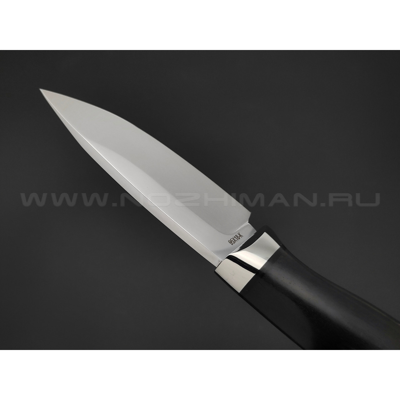 Спарка из ножей Кубанец и Барсук-3, сталь 95Х18, рукоять граб (Титов и Солдатова)
