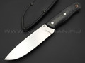 Нож Сибирь-4 удлиненный, сталь 95Х18, рукоять серая микарта (Титов и Солдатова)