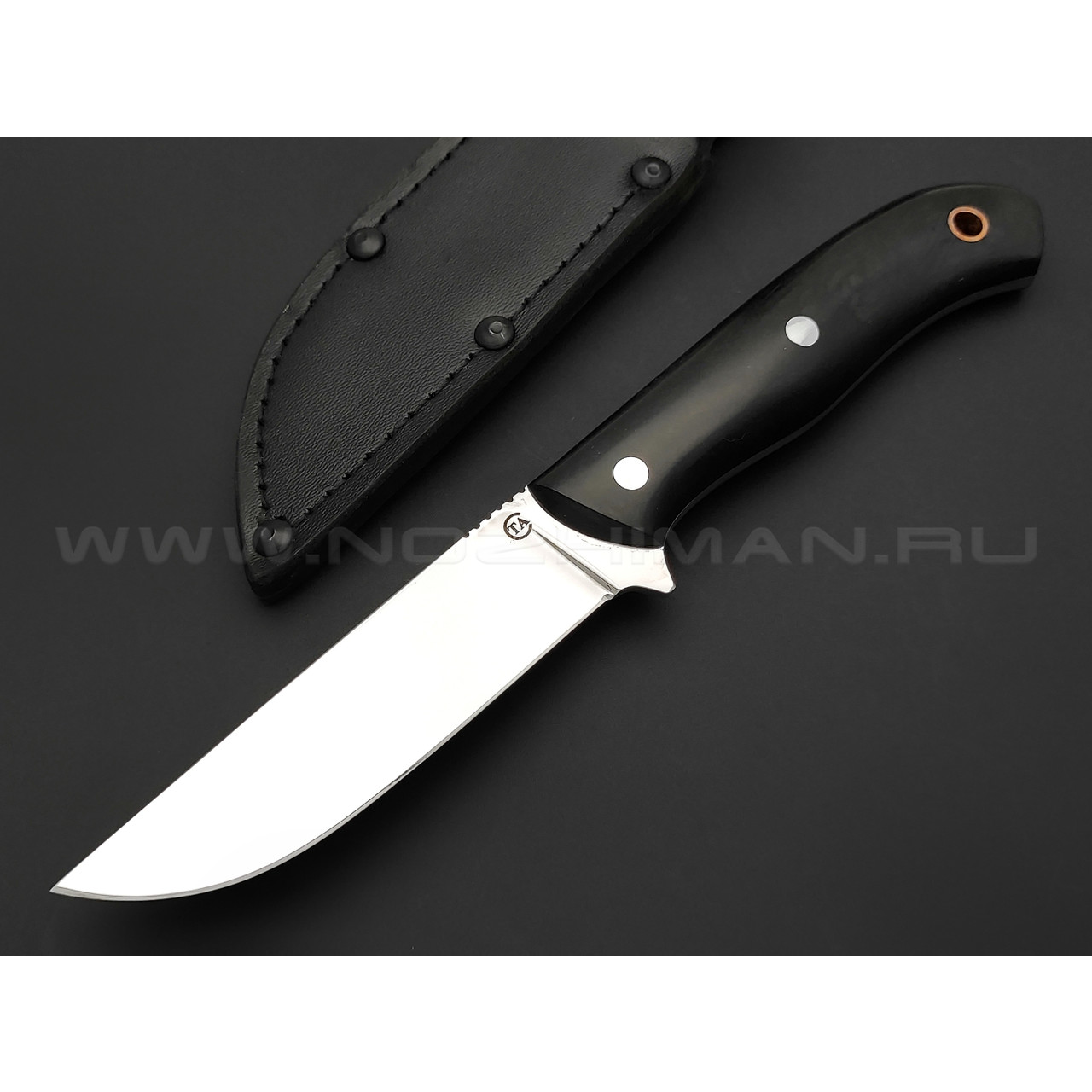 Нож Вихрь-4 сталь 95Х18, рукоять эбонит (Титов и Солдатова)