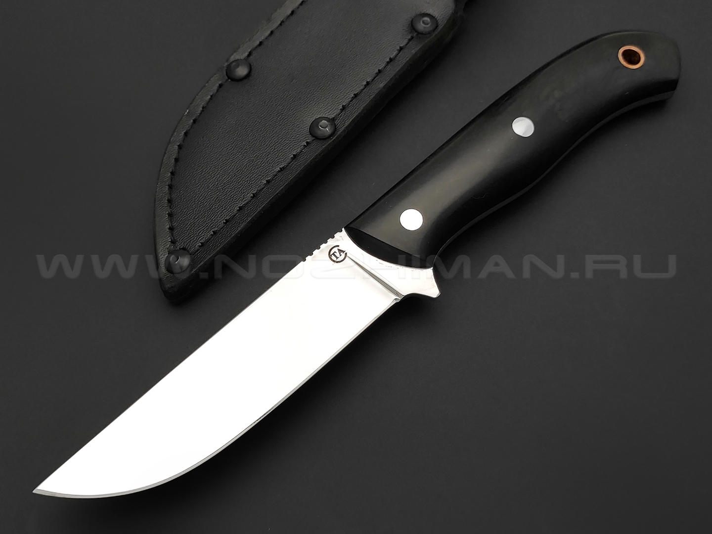Нож Вихрь-4 сталь 95Х18, рукоять эбонит (Титов и Солдатова)