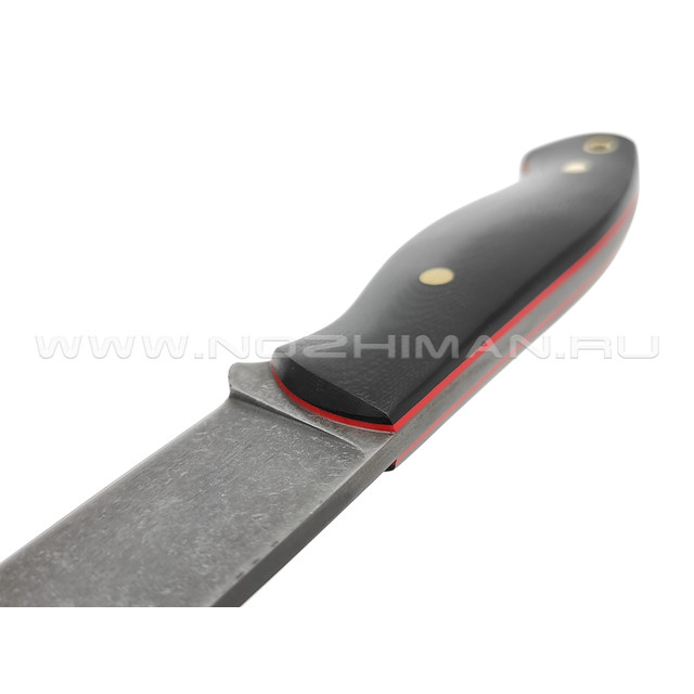 Нож "Волжский" булатная сталь, рукоять G10 black (Тов. Завьялова)