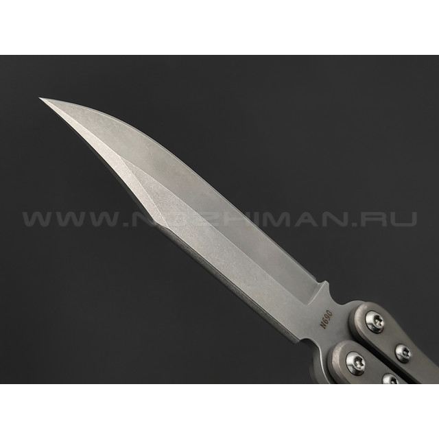 Золотое Сечение балисонг Буцк сталь N690, рукоять титан