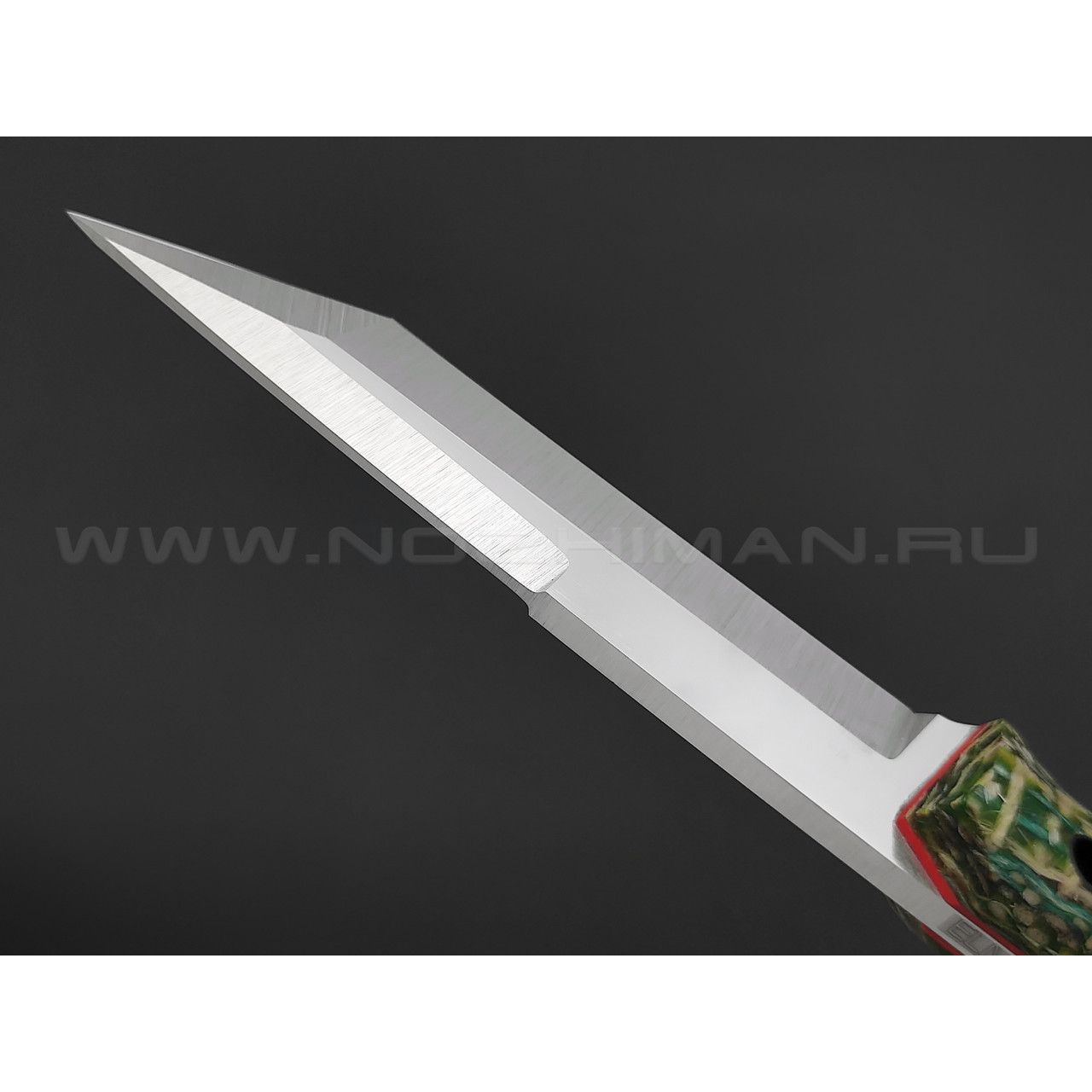 Нож Burlax BX0038 сталь Elmax, рукоять зеленая джутовая микарта