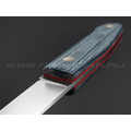 Нож Burlax BX0010 сталь X90, рукоять микарта джинс Нож Burlax BX0010 сталь X90, рукоять микарта джинс