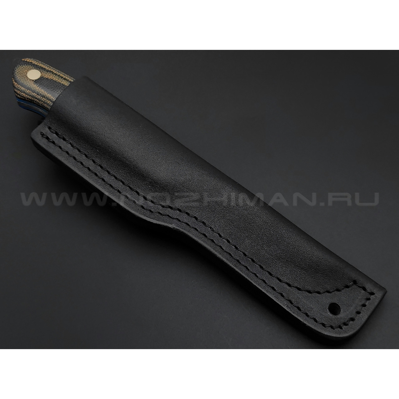 Нож Burlax BX0052 сталь X90, рукоять черно-зеленая микарта
