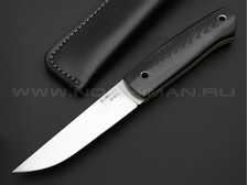 Нож Burlax BX0025 сталь N690, рукоять черно-серая микарта