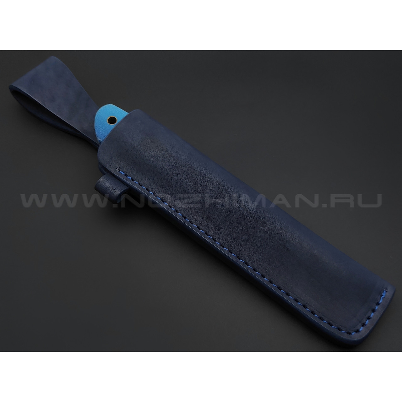 Нож Burlax BX0061 сталь N690, рукоять сине-голубая микарта