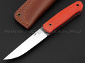 Нож Burlax BX0013 сталь X90, рукоять оранжевая микарта