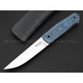 Нож Burlax BX0062 сталь N690, рукоять синяя микарта джинс Нож Burlax BX0062 сталь N690, рукоять синяя микарта джинс