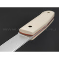 Нож Burlax BX0026 сталь N690, рукоять белая микарта