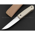 Нож Burlax BX0026 сталь N690, рукоять белая микарта
