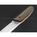 Нож Burlax BX0022 сталь N690, рукоять оливковая микарта