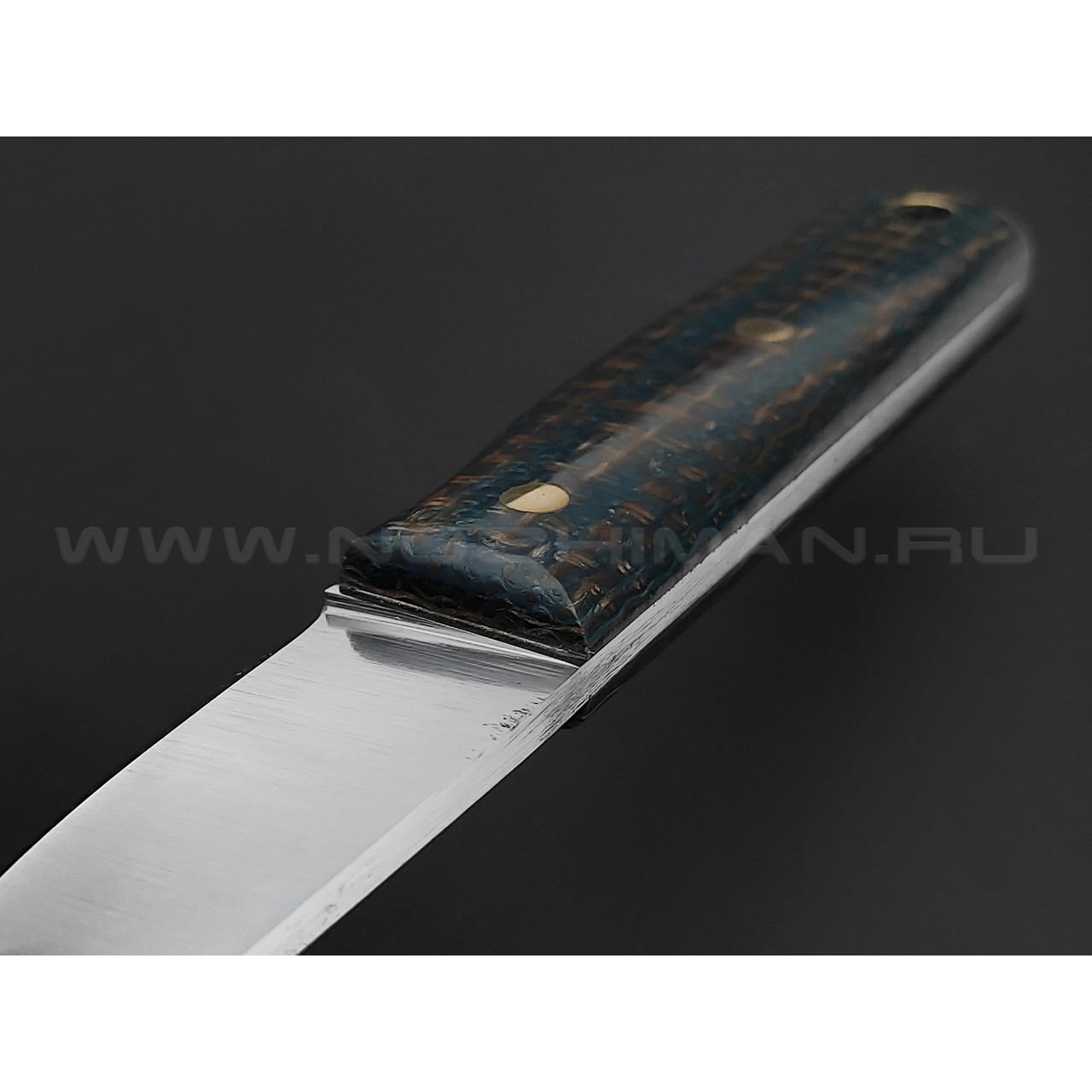 Нож Burlax BX0018 сталь 9ХВ, рукоять зеленая джутовая микарта