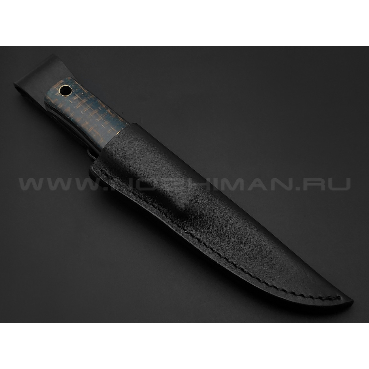 Нож Burlax BX0018 сталь 9ХВ, рукоять зеленая джутовая микарта