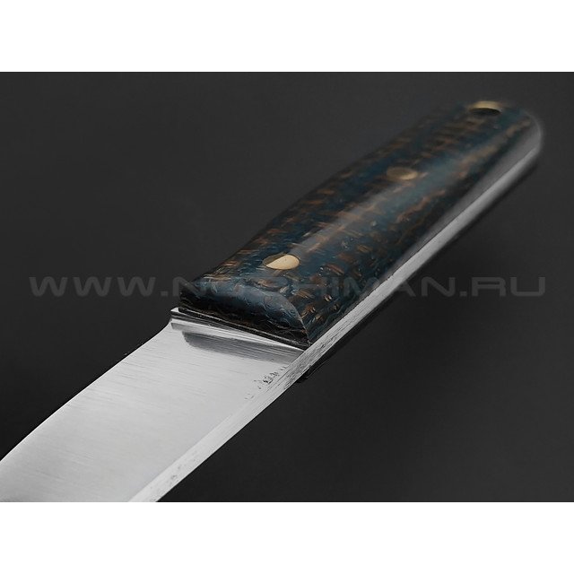 Нож Burlax BX0018 сталь 9ХВ, рукоять зеленая джутовая микарта