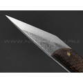 Нож киридаши Burlax BX0019 сталь X90, рукоять коричневая джутовая микарта Нож киридаши Burlax BX0019 сталь X90, рукоять коричневая джутовая микарта
