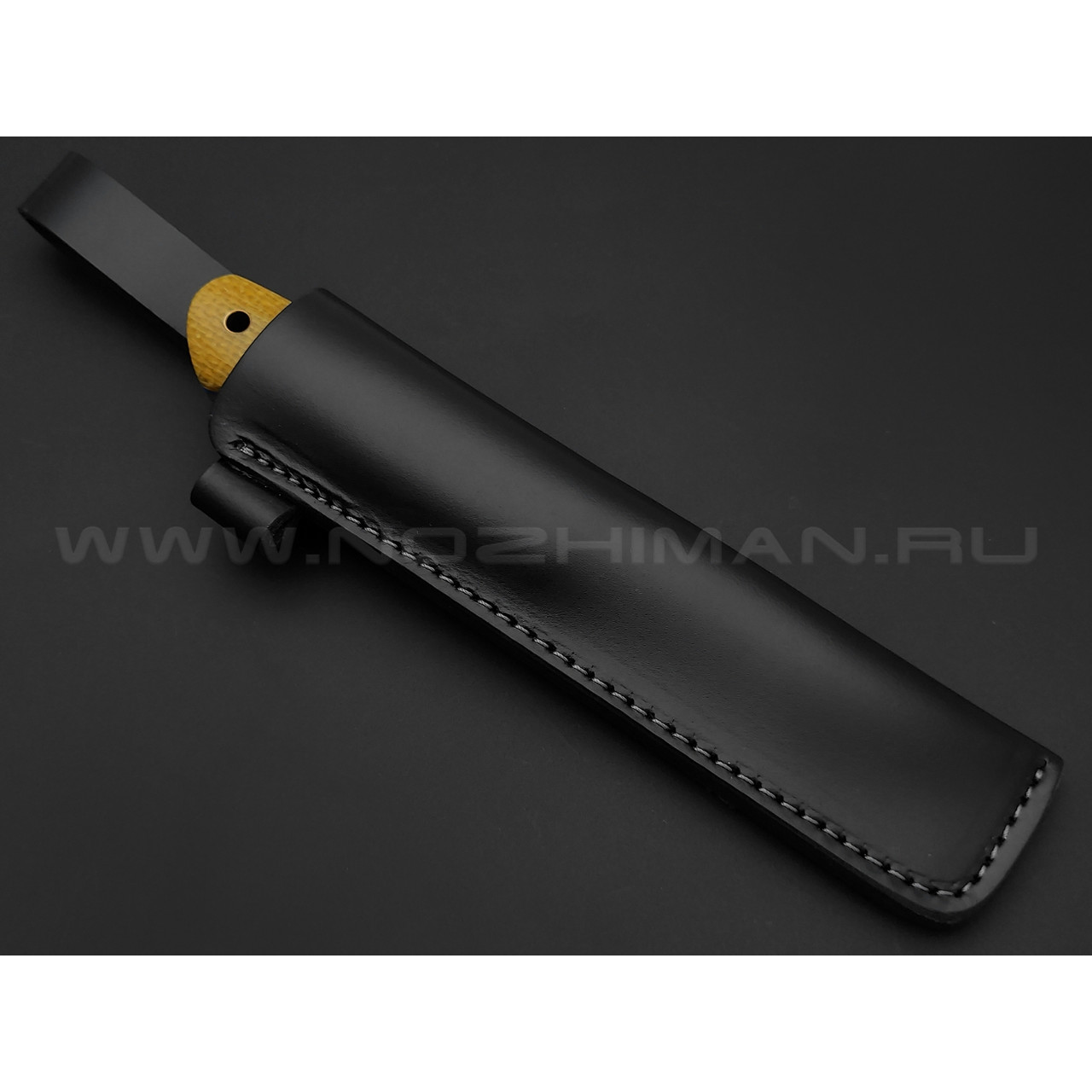 Нож Burlax BX0031 сталь N690, рукоять желтая джутовая микарта